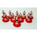 Subbuteo Andrew Table Soccer Southampton 1980-81 on Classic Hasbro Bases